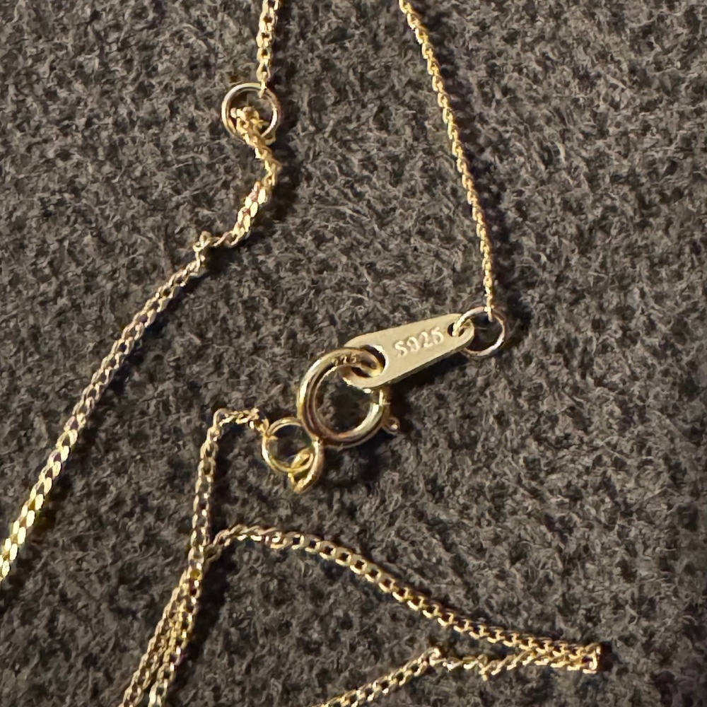 Sterling Silver Gold Necklace Chain